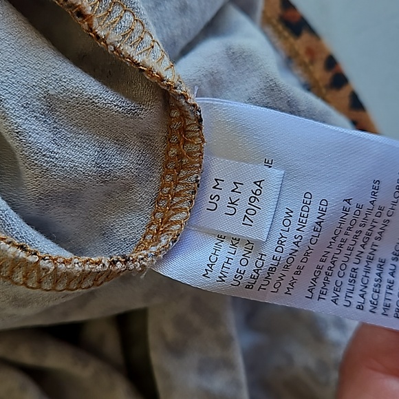 Free People Retro Romance Mixed Print Midi Dress M - Picture 7 of 13